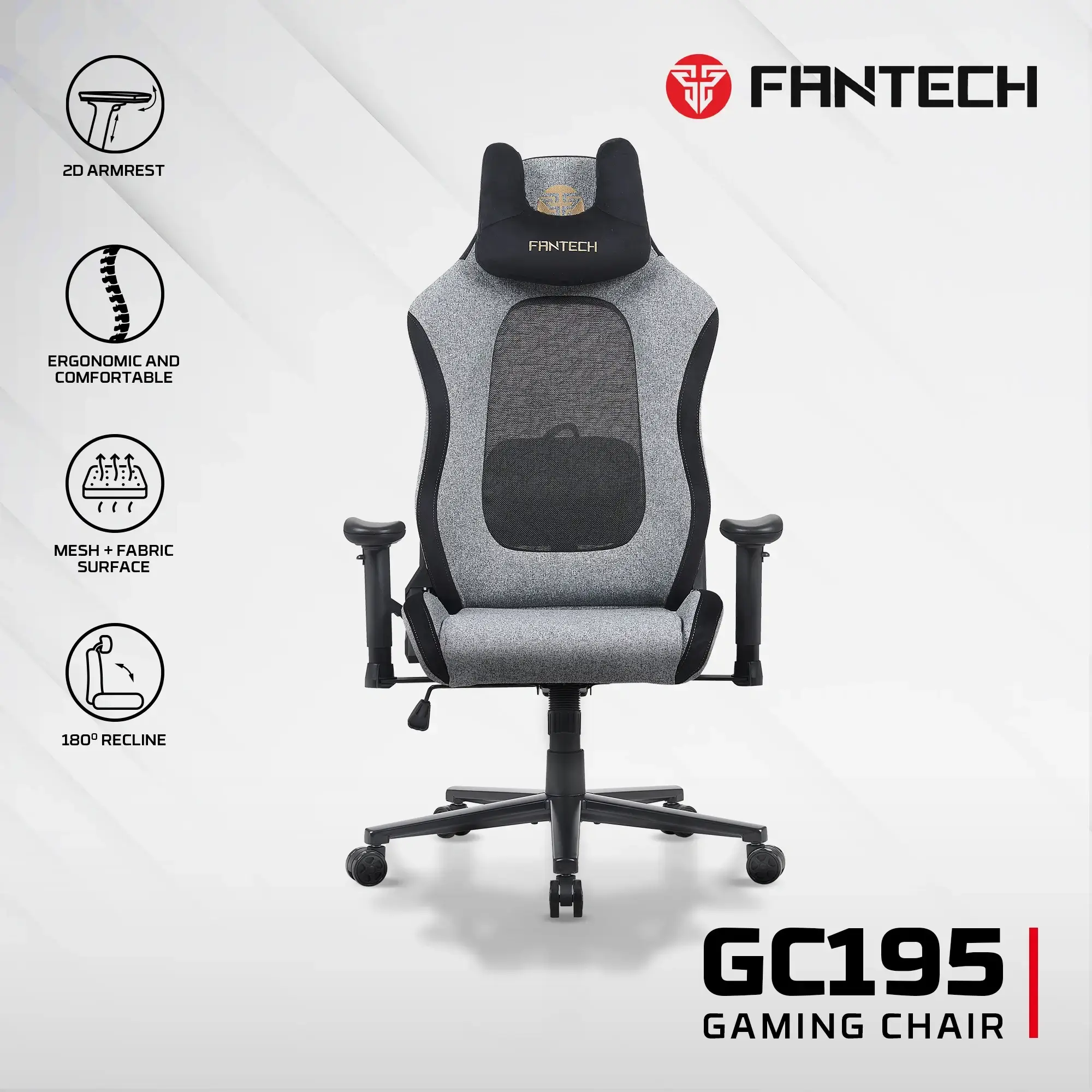 FANTECH GC195 GAMING CHAIR FANTECH GC195 GAMING CHAIR